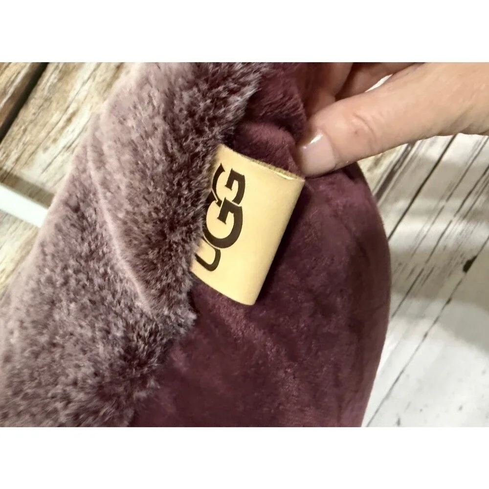 LARGE UGG Duck Feather Down Throw Pillow - SO SOFT! 19” Square THICK! Purple